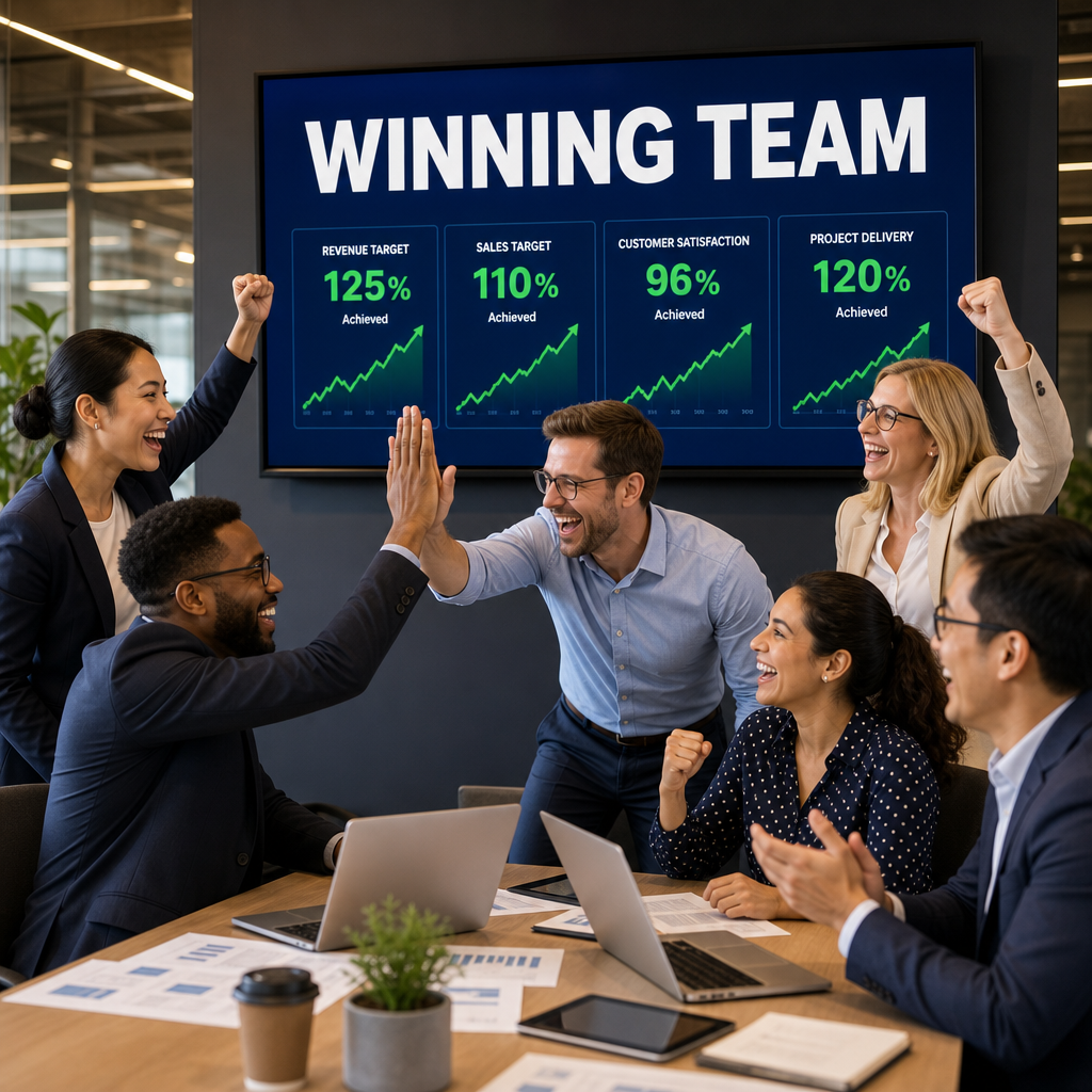 PRISM digital exposure point displaying live campaign content in a workplace